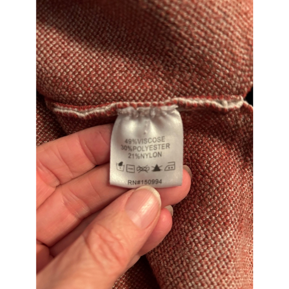 Belle by Belldini Plaid Knit Shacket Cardigan Jacket Size M - Picture 5 of 5